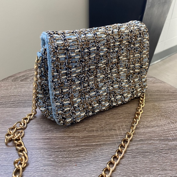 Zara beaded crossbody bag NWOT - Picture 2 of 6
